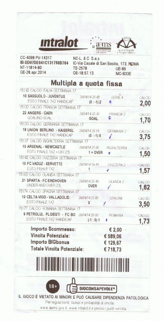 kako čitati kvote na tiketu