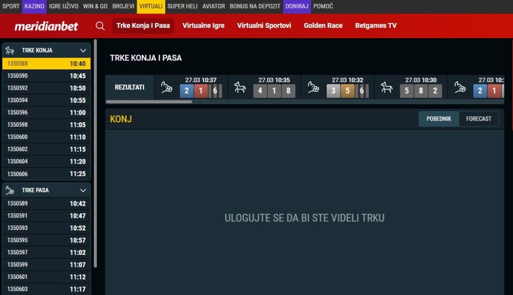 kako se kladiti na virtuelne sportove u kladionici