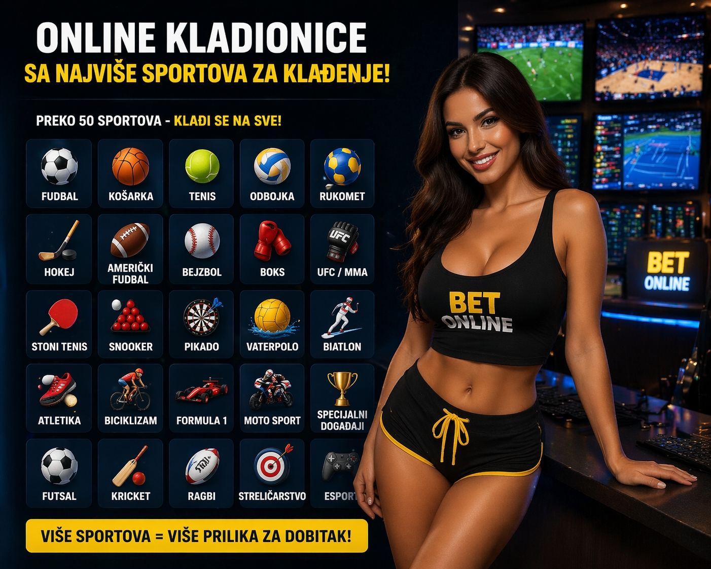 sportovi za kladjenje