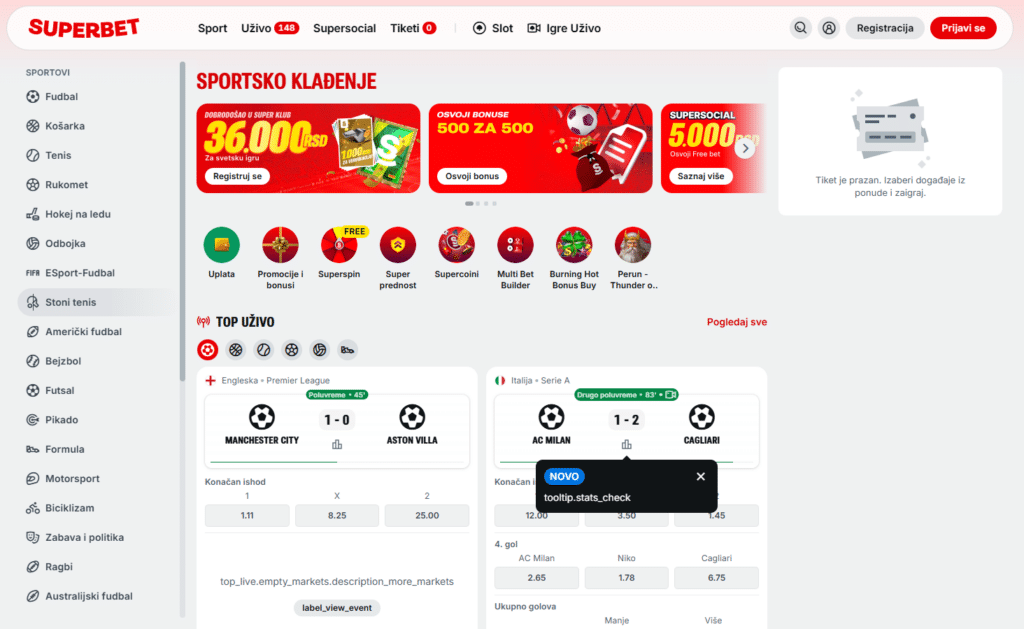 superbet kladionica