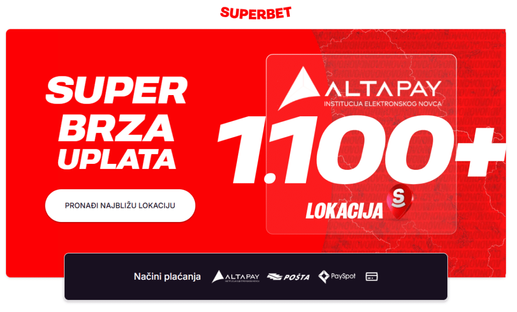 superbet uplate isplate