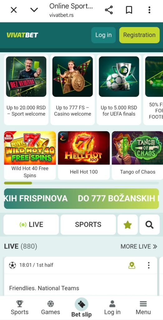 vivatbet kladionica aplikacija