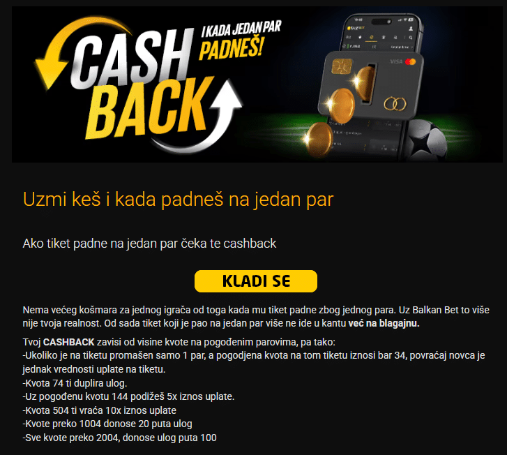 balkan bet kladionica casback