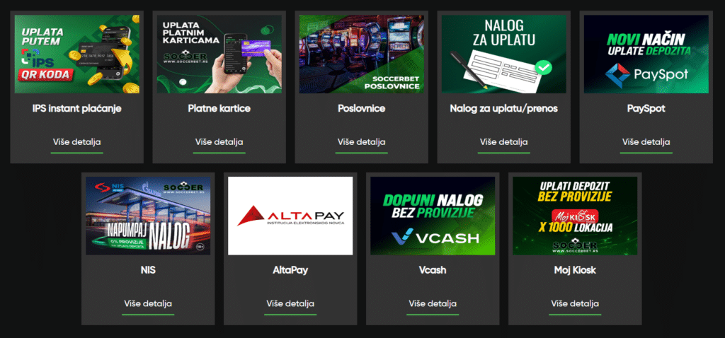 soccerbet uplate isplate