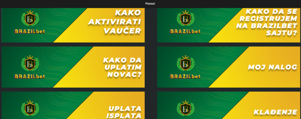 brazil bet korisnička podrška