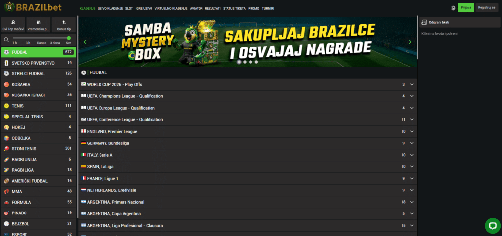 brazilbet kladionica ponuda