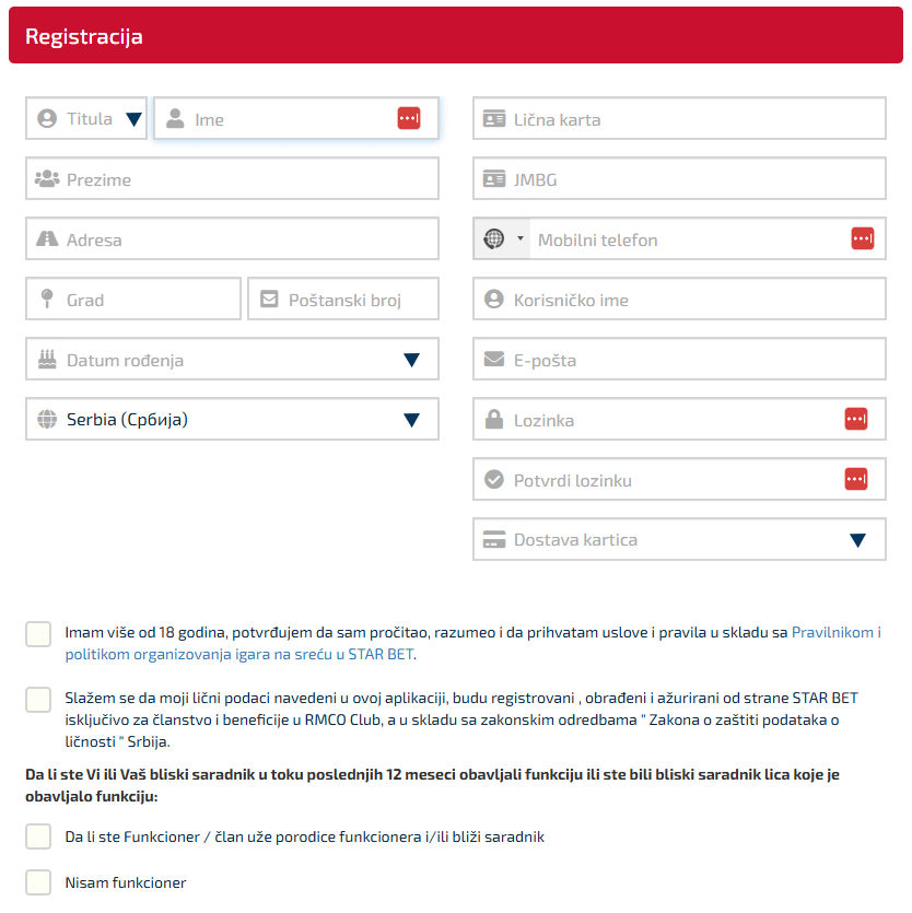 star bet kladionica registracija
